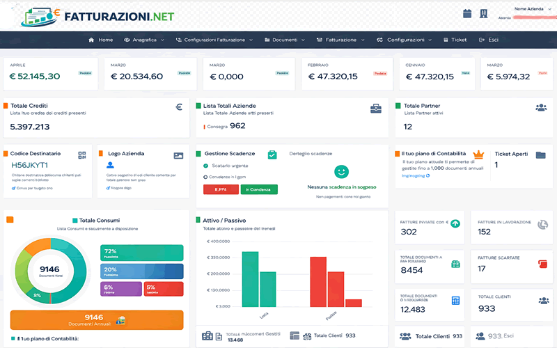 Homepage fatturazioni.net